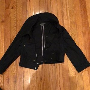Navy Armani Exchange Bomber Jacket